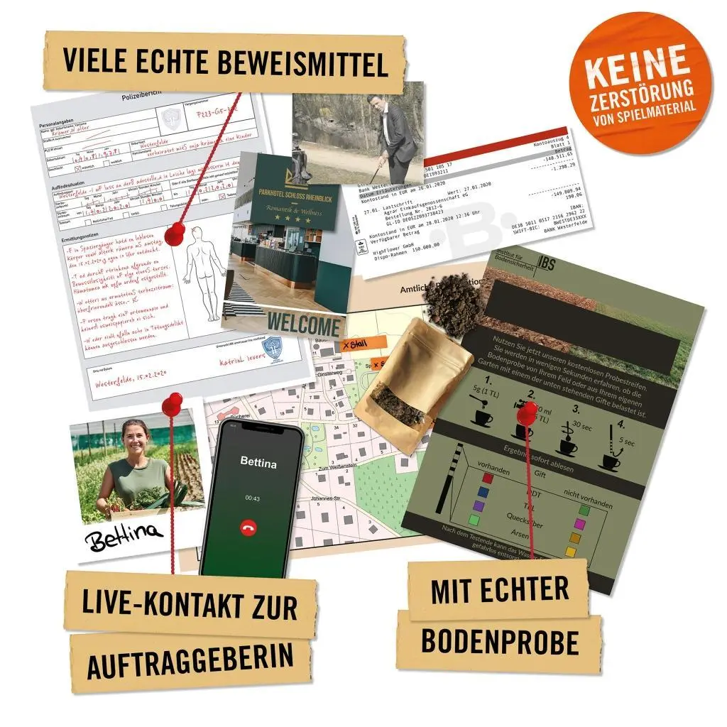 Bild: 4260686490267 | Hidden Games Tatort: Grünes Gift 3.Fall | Spiel | 25 S. | HID00003