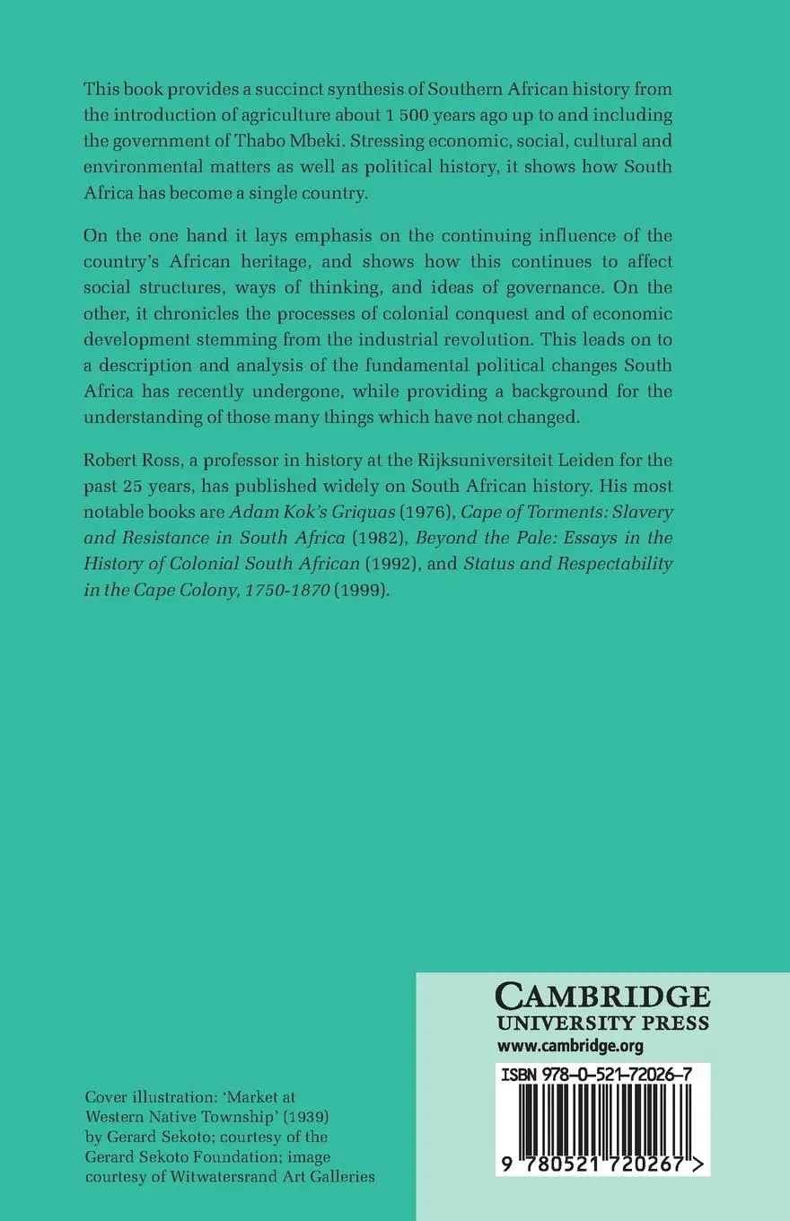 Rückseite: 9780521720267 | Concise History of South Africa 2ed | Robert Ross | Taschenbuch | 2008