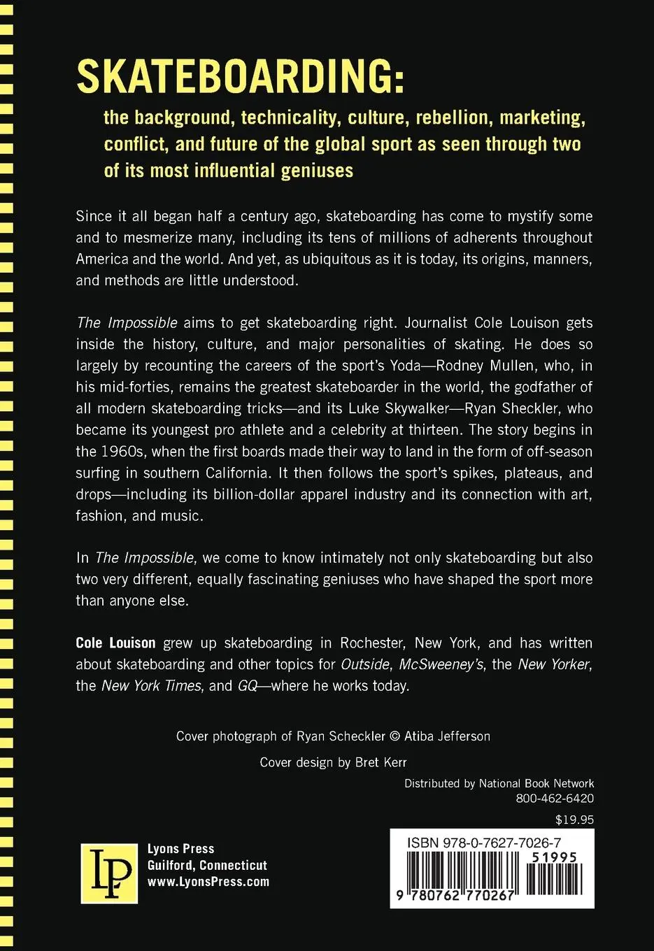 Rückseite: 9780762770267 | Impossible | Cole Louison | Taschenbuch | Kartoniert / Broschiert