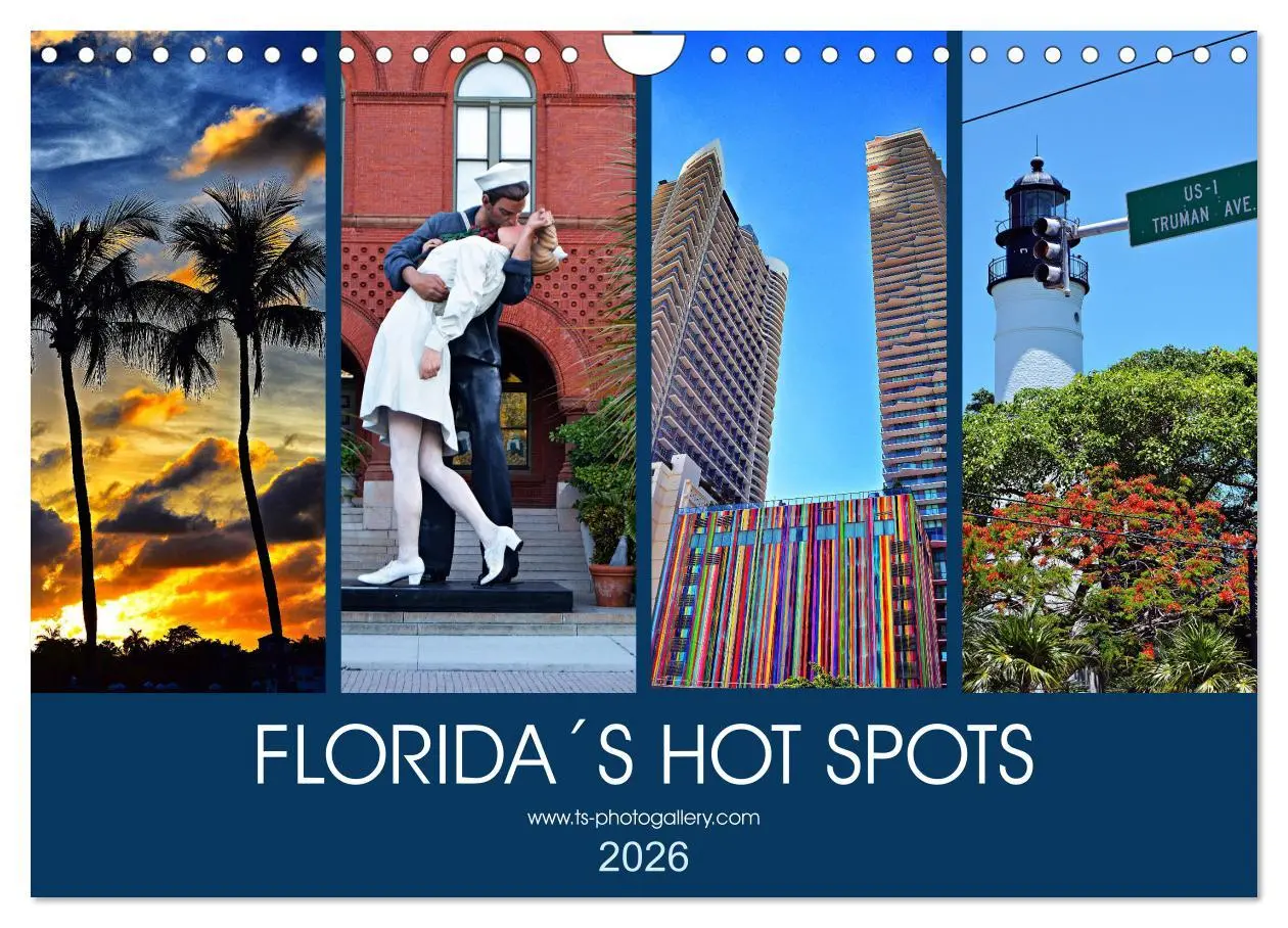 Cover: 9783457930267 | Florida Spots II (Wandkalender 2026 DIN A4 quer), CALVENDO...