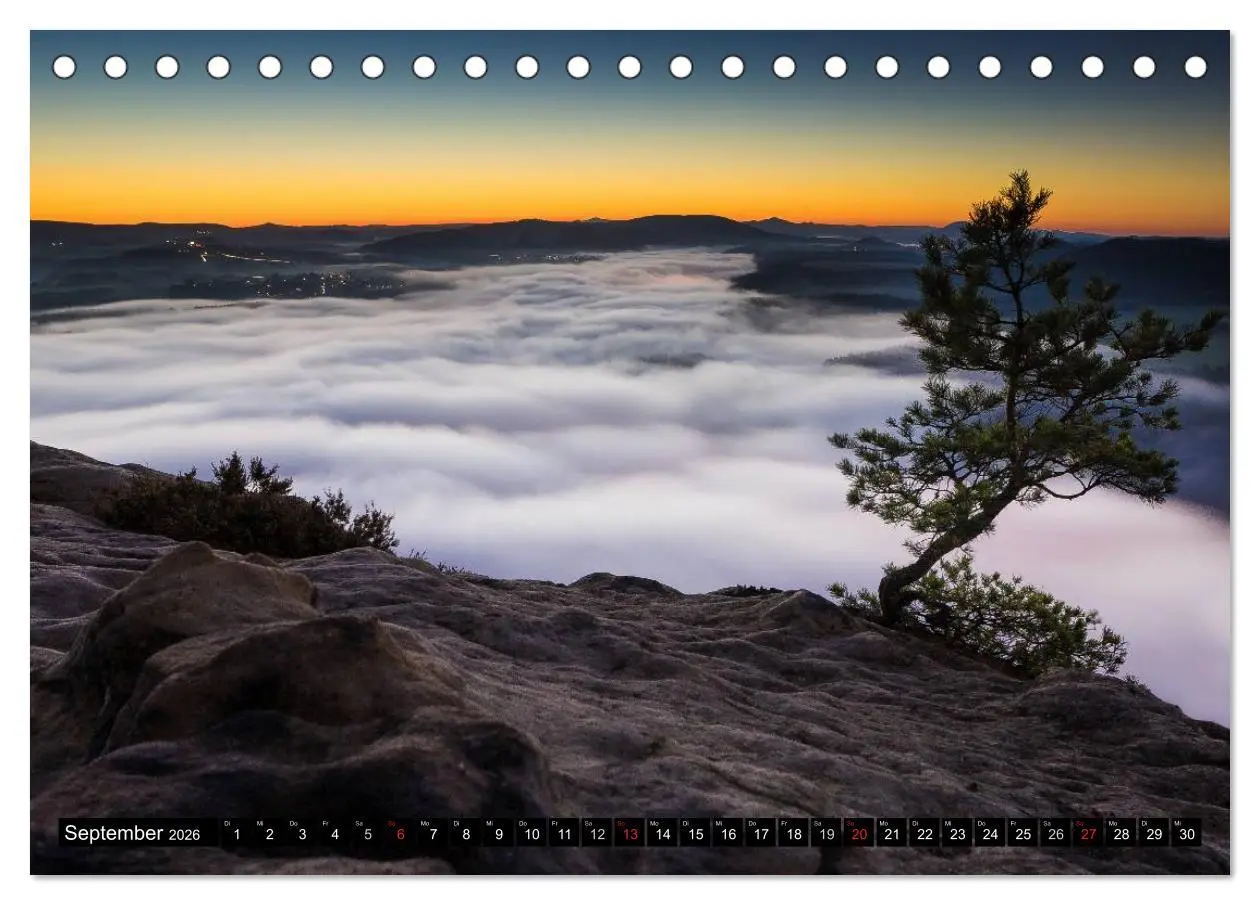 Bild: 9783516020267 | Bilder aus dem Nationalpark Sächsische Schweiz (Tischkalender 2026...