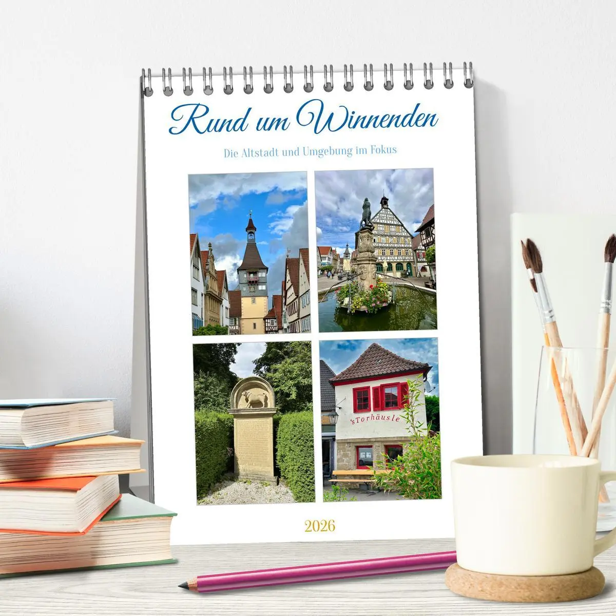 Bild: 9783516260267 | Rund um Winnenden (Tischkalender 2026 DIN A5 hoch), CALVENDO...