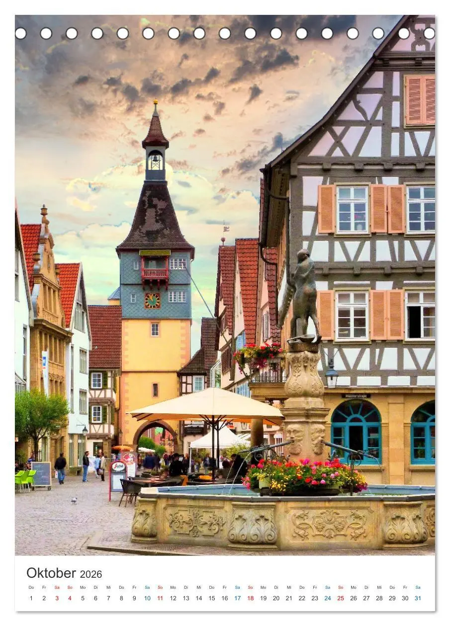 Bild: 9783516260267 | Rund um Winnenden (Tischkalender 2026 DIN A5 hoch), CALVENDO...