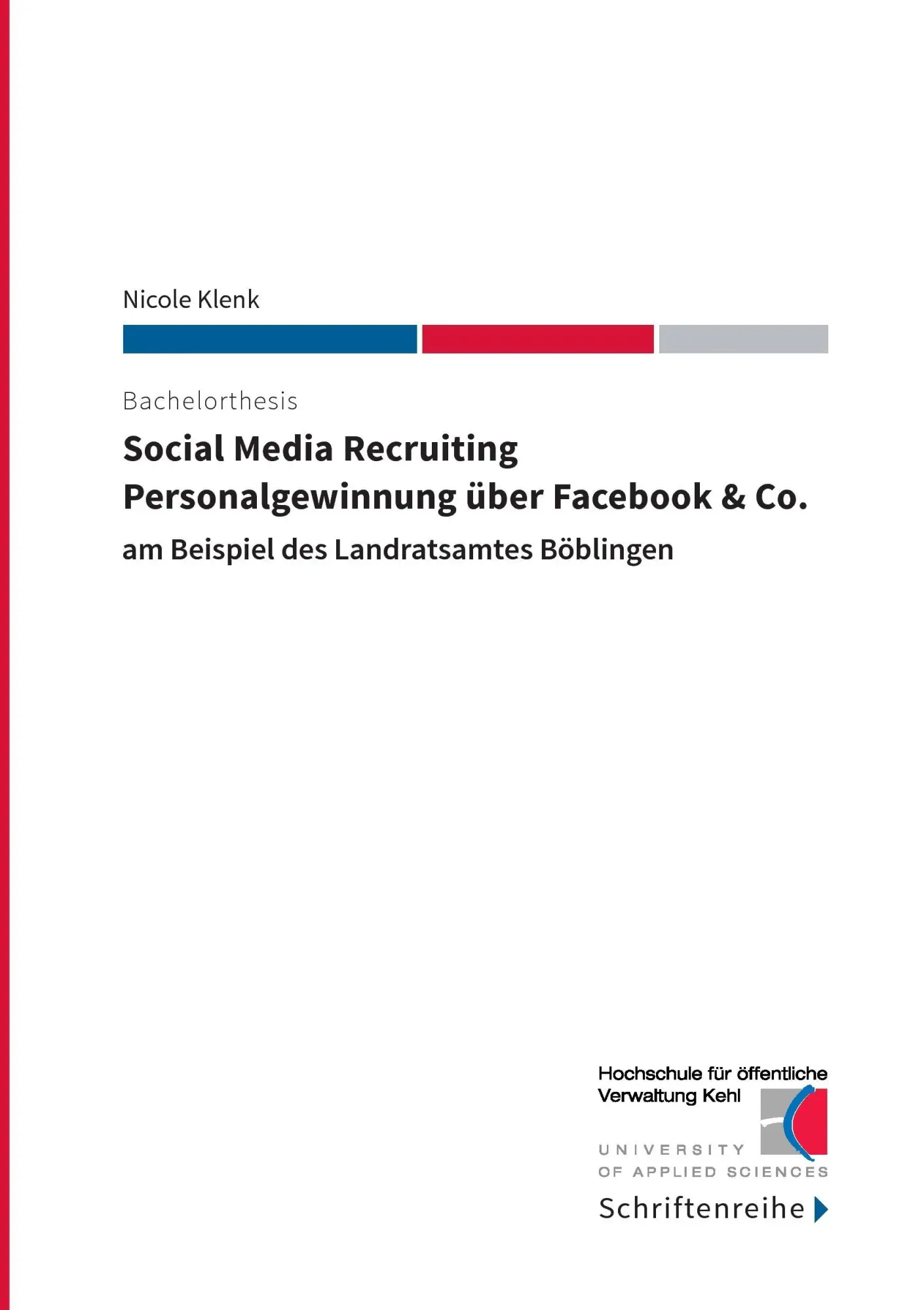 Cover: 9783738640267 | Social Media Recruiting - Personalgewinnung über Facebook &amp; Co. | Buch