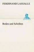 Cover: 9783842420267 | Reden und Schriften | Ferdinand Lassalle | Taschenbuch | Paperback
