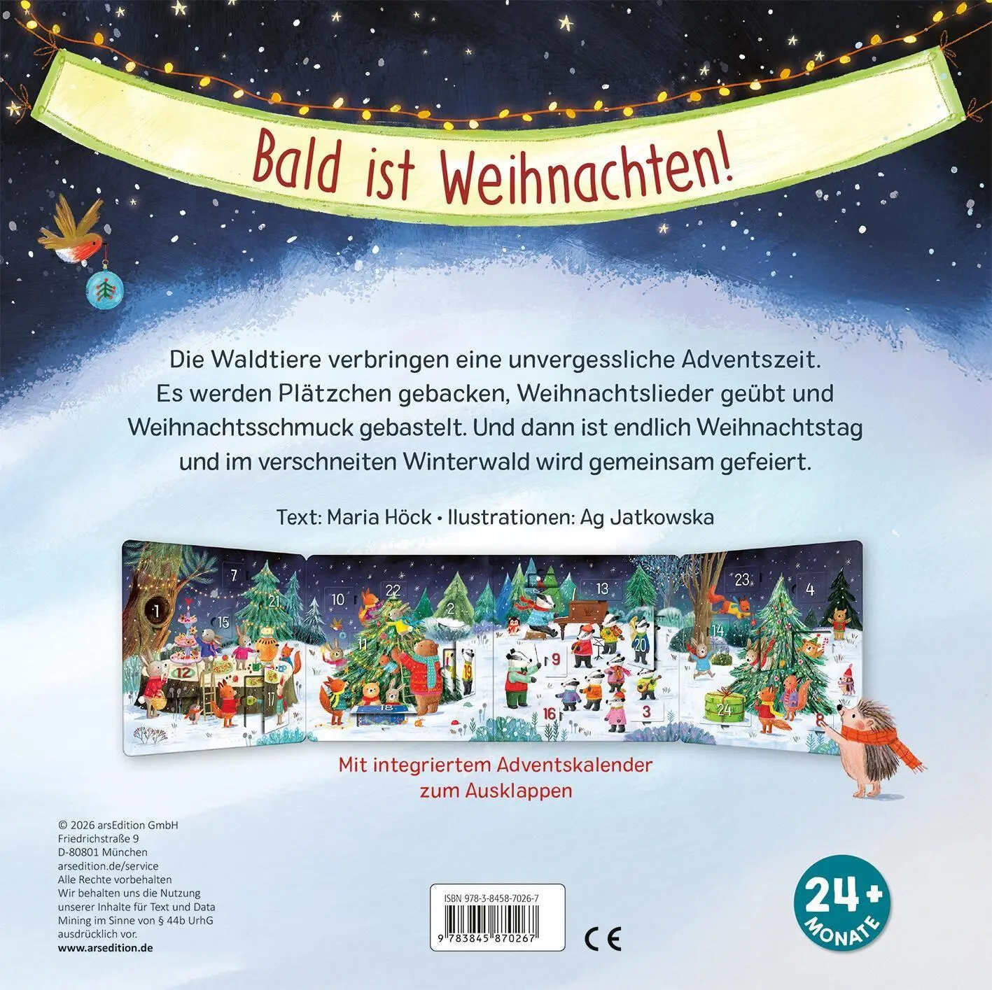 Autor: 9783845870267 | Mein erstes Adventskalenderbuch | Mit 24 Kläppchen | Maria Höck | Buch