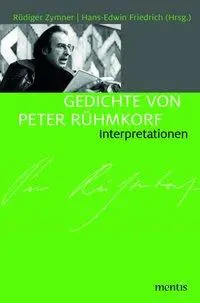 Cover: 9783957430267 | Gedichte von Peter Rühmkorf | Interpretationen | Hans-Edwin Friedrich