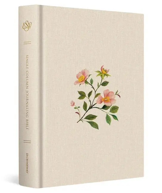 Cover: 9798874900267 | ESV Single Column Journaling Bible (Cloth Over Board, Rosehip Design)