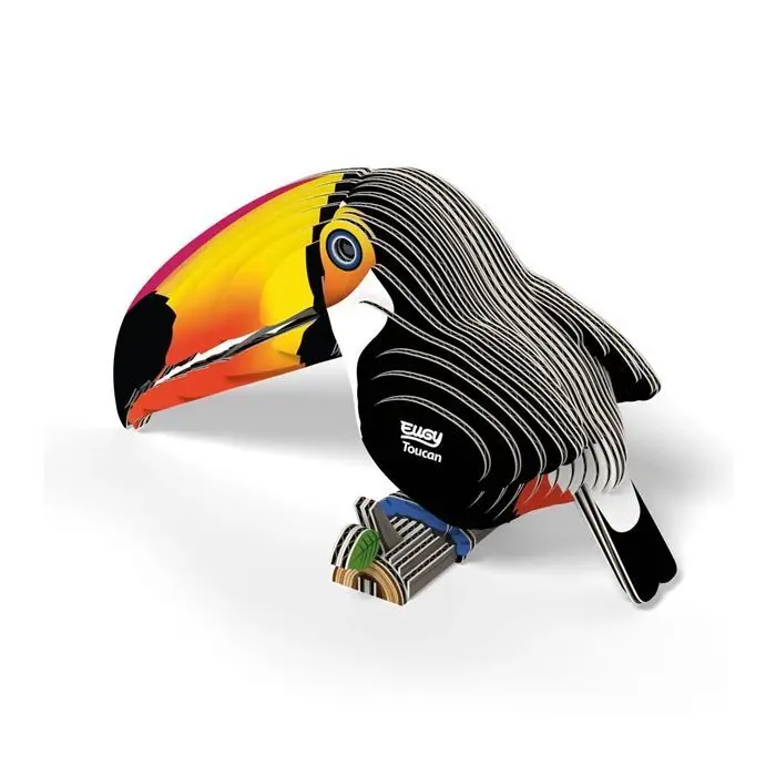 Bild: 9421036940367 | EUGY - 3D Bastelset Tukan | Kit (Bastelset) | 650115 | 2024 | EUGY