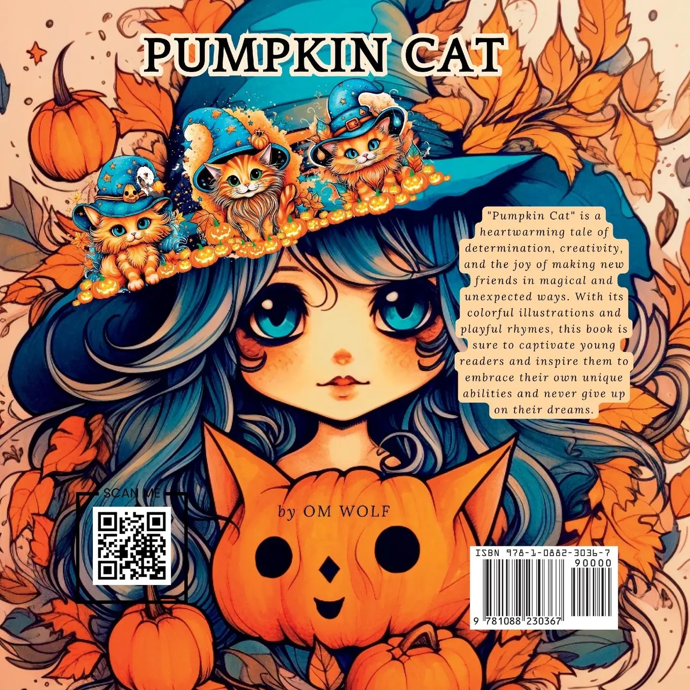 Rückseite: 9781088230367 | Pumpkin Cat | Om Wolf | Taschenbuch | Englisch | 2023 | Olga M. Garcia