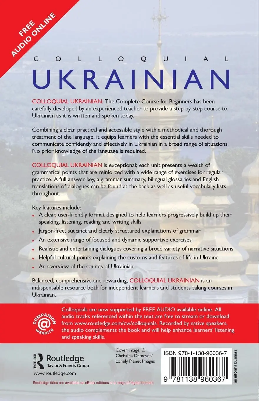 Rückseite: 9781138960367 | Colloquial Ukrainian | Ian Press (u. a.) | Taschenbuch | Englisch