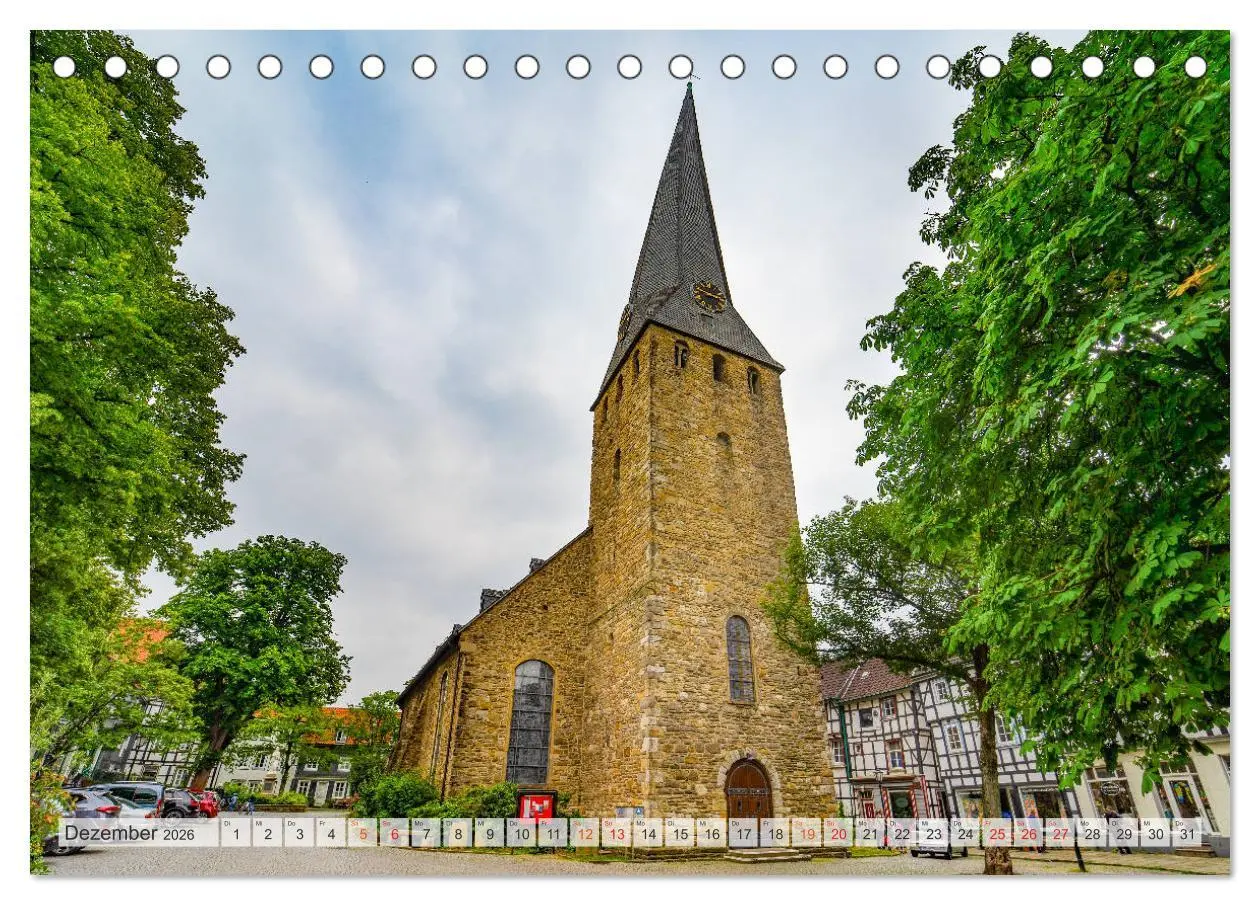 Bild: 9783457780367 | Hattingen Impressionen (Tischkalender 2026 DIN A5 quer), CALVENDO...