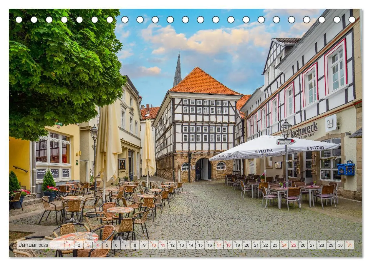 Bild: 9783457780367 | Hattingen Impressionen (Tischkalender 2026 DIN A5 quer), CALVENDO...