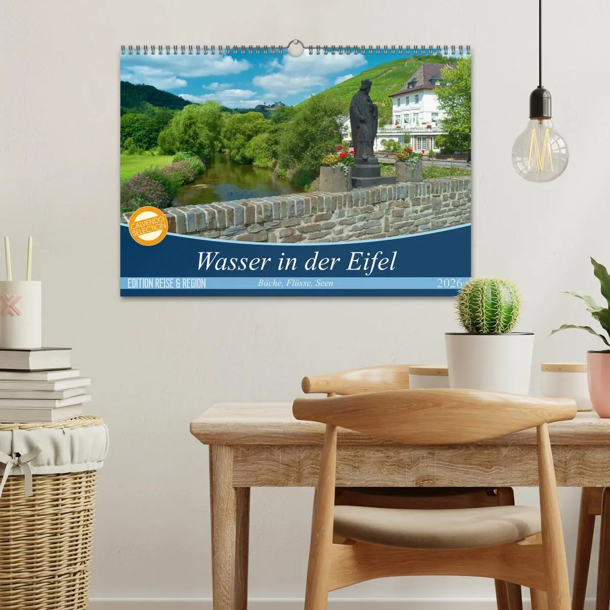 Bild: 9783516180367 | Bäche, Flüsse, Seen - Wasser in der Eifel (Wandkalender 2026 DIN A3...