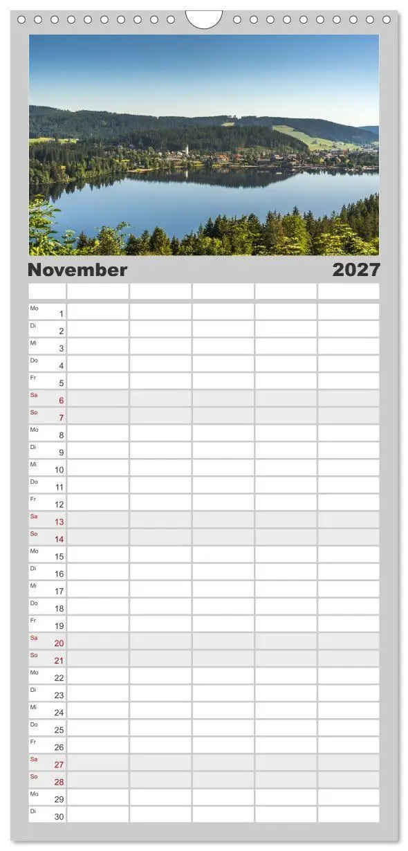 Bild: 9783594300367 | Familienplaner 2027 - Schwarzwald mit 5 Spalten (Wandkalender, 21 x...