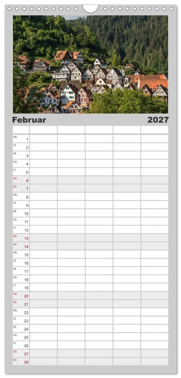 Bild: 9783594300367 | Familienplaner 2027 - Schwarzwald mit 5 Spalten (Wandkalender, 21 x...