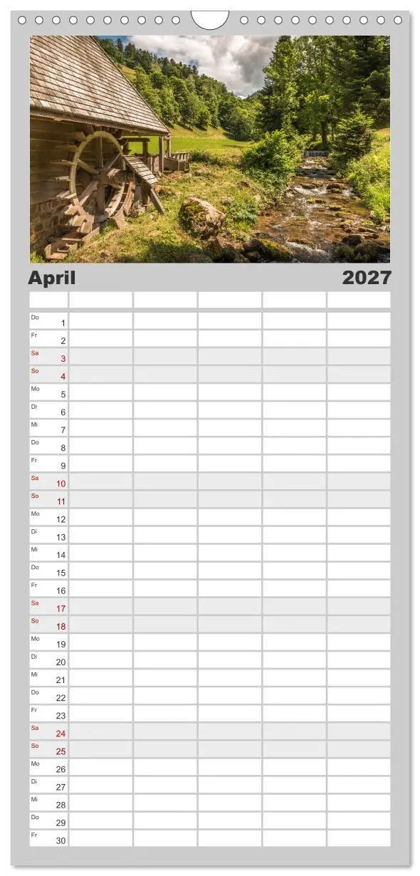 Bild: 9783594300367 | Familienplaner 2027 - Schwarzwald mit 5 Spalten (Wandkalender, 21 x...