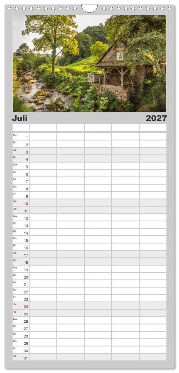 Bild: 9783594300367 | Familienplaner 2027 - Schwarzwald mit 5 Spalten (Wandkalender, 21 x...