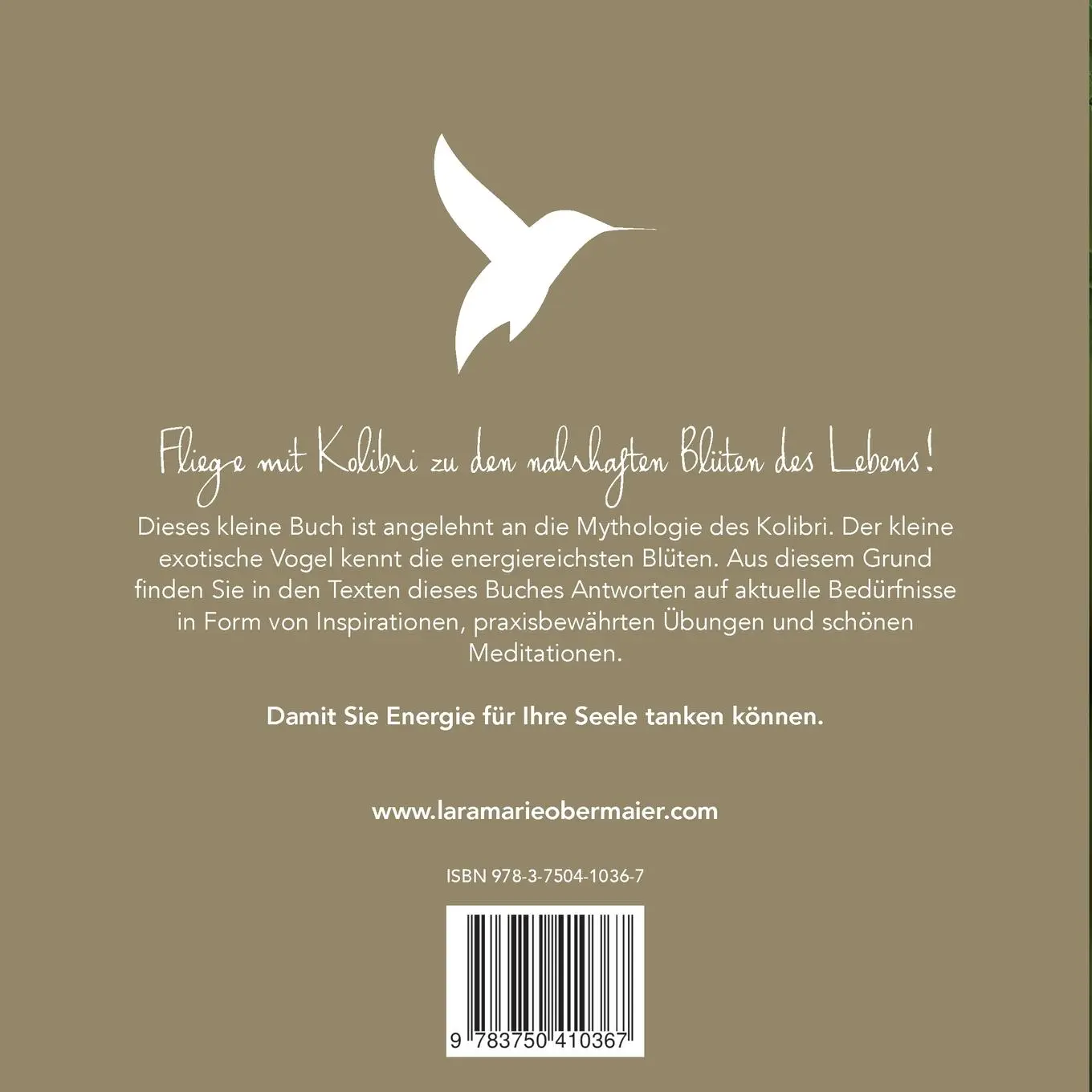 Rückseite: 9783750410367 | Energie für Deine Seele | Inspirationen. Übungen. Meditationen. | Buch