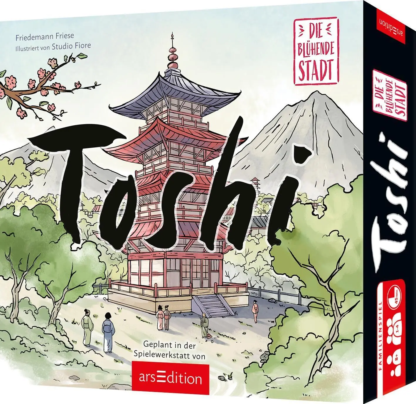 Cover: 4014489140467 | Toshi | Die blühende Stadt | Friedemann Friese | Spiel | Deutsch
