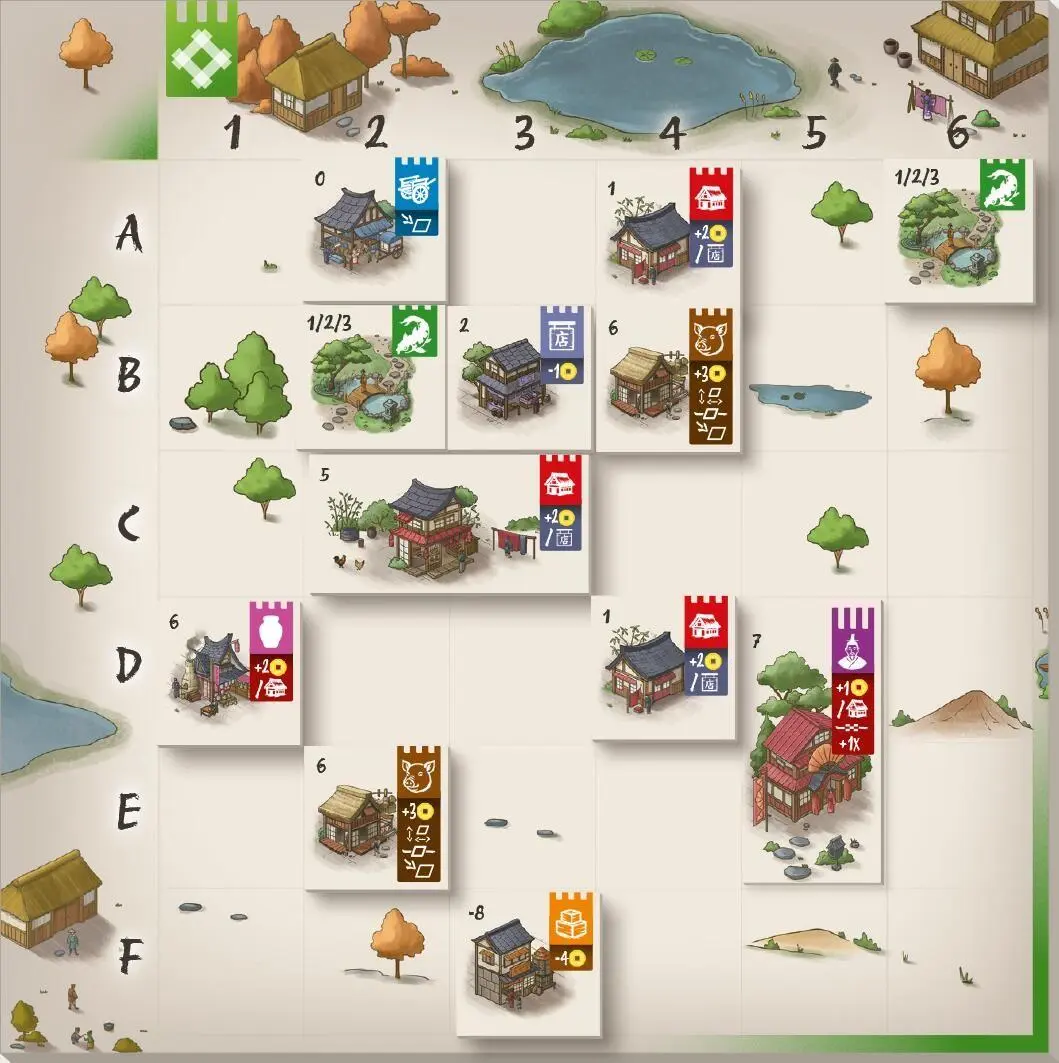 Bild: 4014489140467 | Toshi | Die blühende Stadt | Friedemann Friese | Spiel | Deutsch