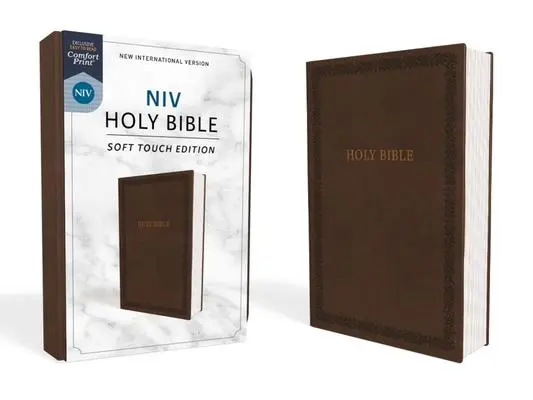 Cover: 9780310450467 | NIV, Holy Bible, Soft Touch Edition, Imitation Leather, Brown,...