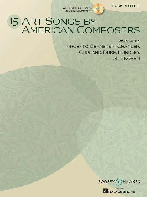Cover: 9781458410467 | 15 Art Songs by American Composers: Low Voice, Book/CD | Corp | Buch
