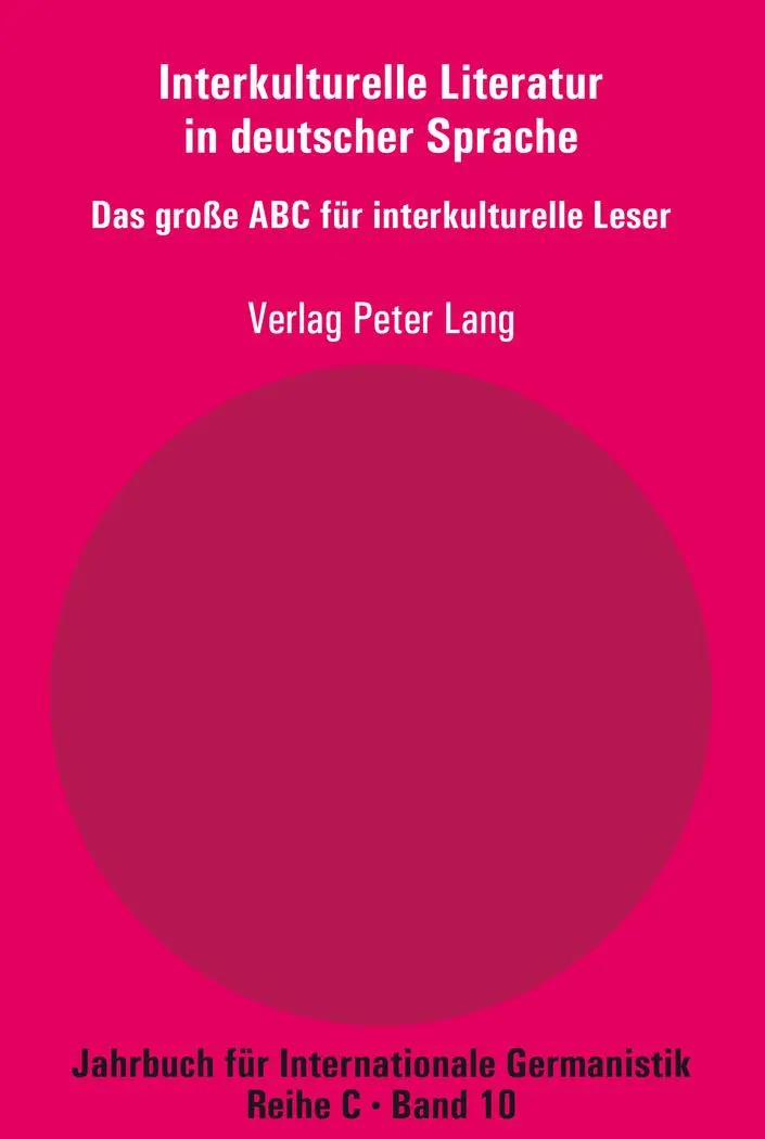 Cover: 9783034320467 | Interkulturelle Literatur in deutscher Sprache | Carmine Chiellino
