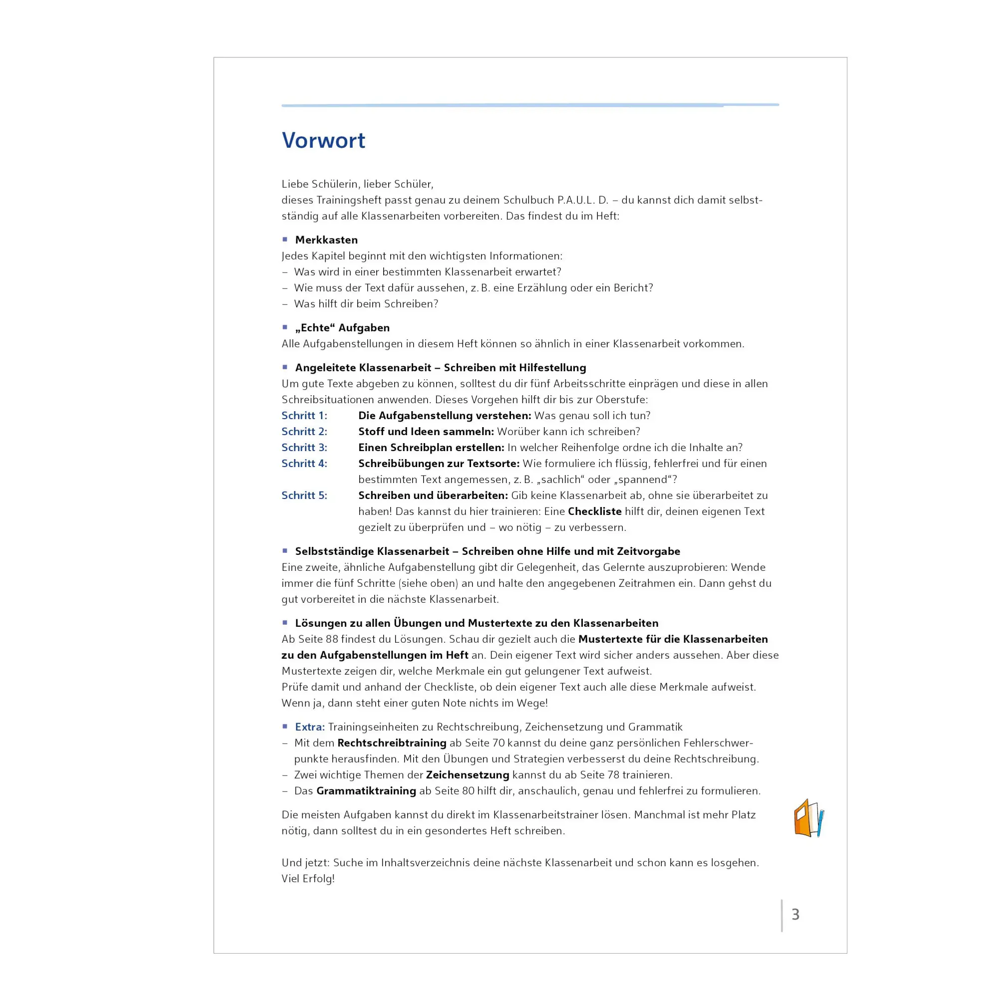 Bild: 9783070030467 | P.A.U.L. D. (Paul) 5. Klassenarbeitstrainer. Für Gymnasien und...