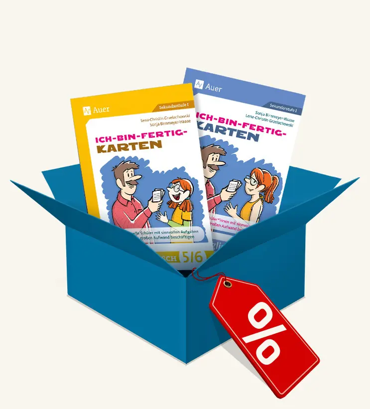 Cover: 9783403690467 | Paket: Ich-bin-fertig-Karten Englisch Klassen 5 bis 8 | Broschüre