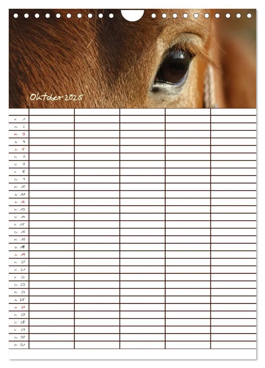 Bild: 9783457080467 | Der Kaltblut-Familienplaner (Wandkalender 2025 DIN A4 hoch),...