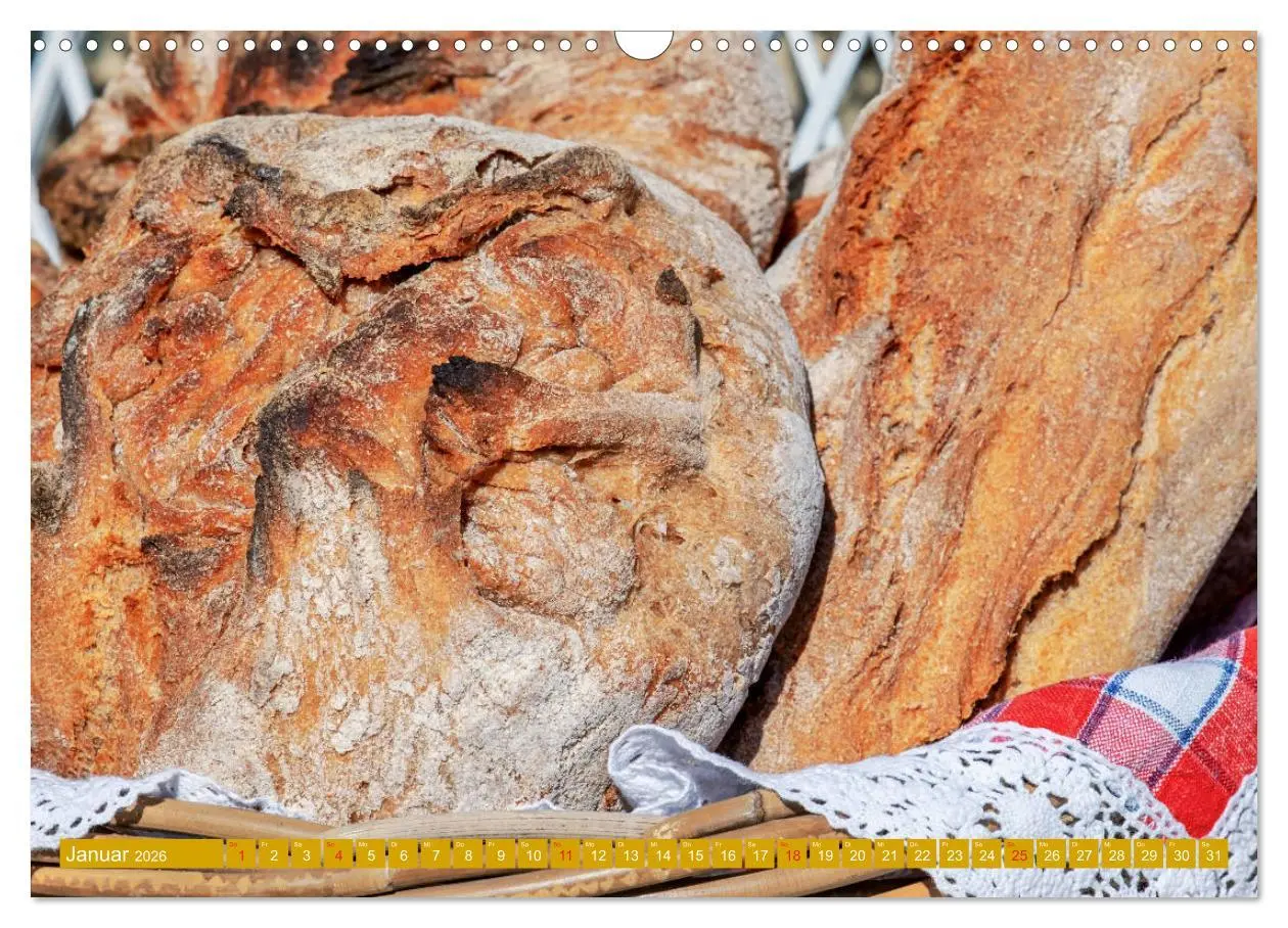 Bild: 9783457770467 | Brot und Gebäck. Feines aus der Backstube (Wandkalender 2026 DIN A3...