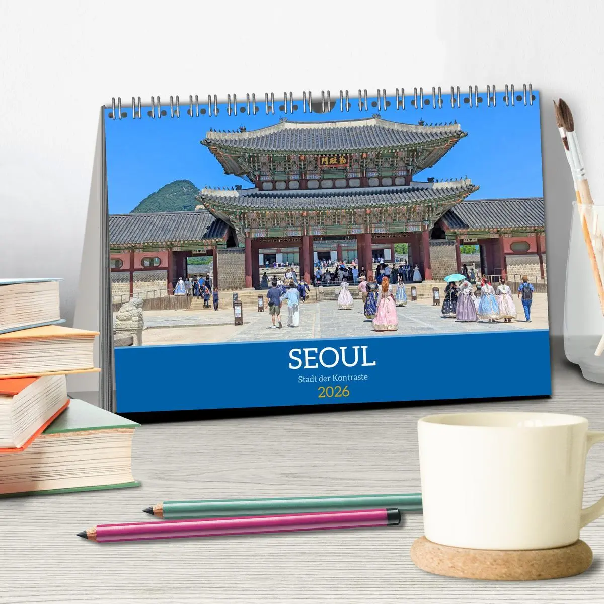 Bild: 9783516620467 | Seoul - Stadt der Kontraste (Tischkalender 2026 DIN A5 quer),...