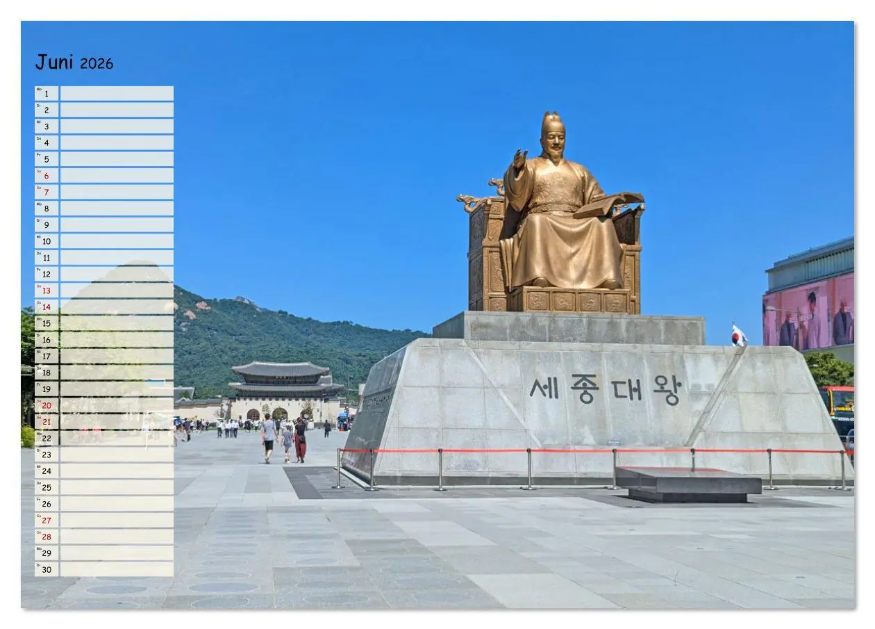 Bild: 9783516620467 | Seoul - Stadt der Kontraste (Tischkalender 2026 DIN A5 quer),...