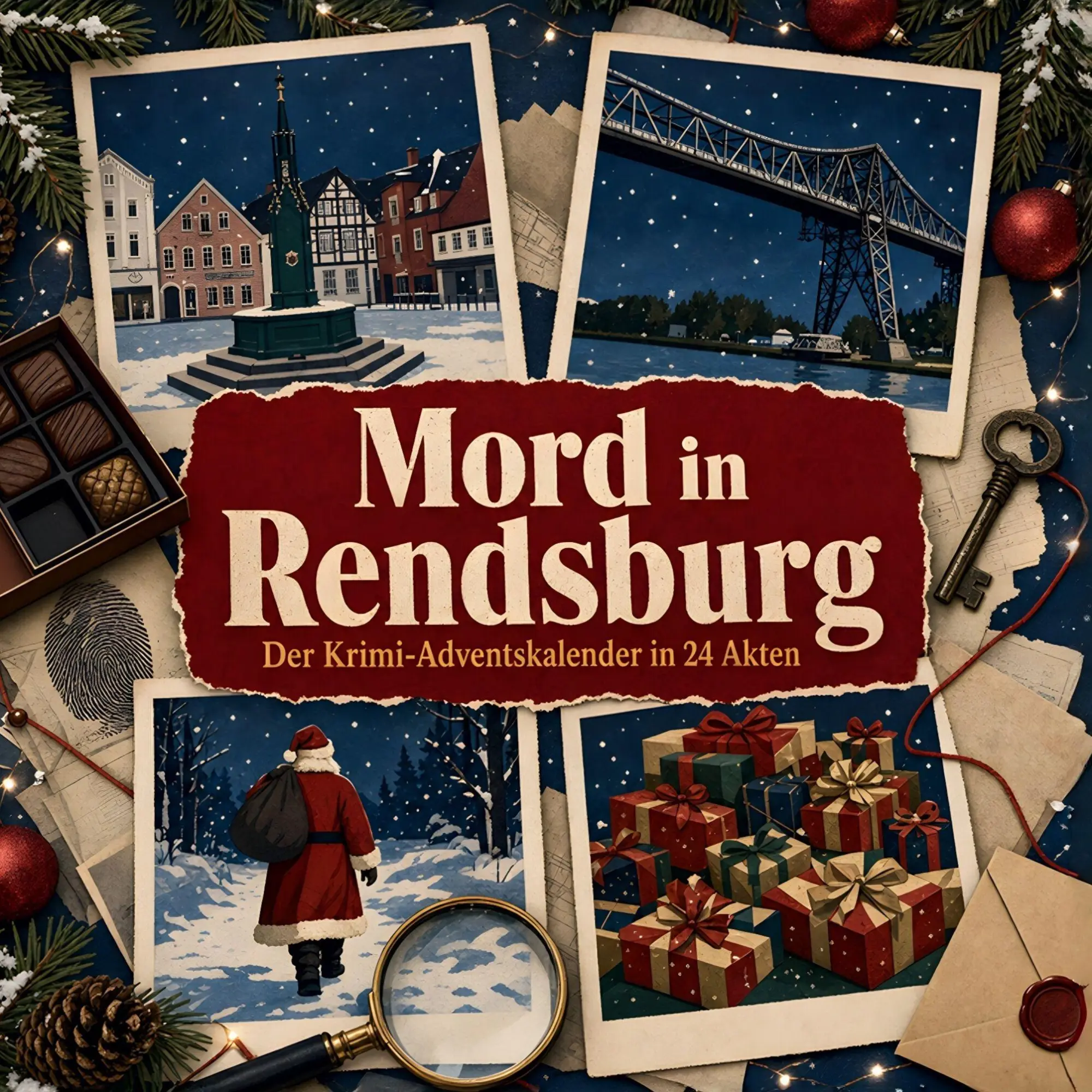 Cover: 9783696120467 | Mord in Rendsburg | Der Krimi-Adventskalender in 24 Akten | König