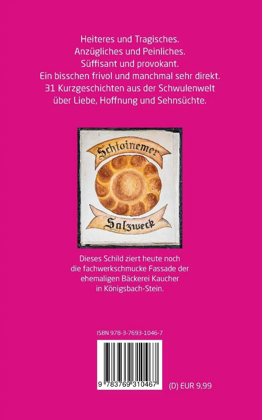 Rückseite: 9783769310467 | Salzweck 2.0 | Schwule Geschichten | Gerd Kaucher | Taschenbuch | 2024
