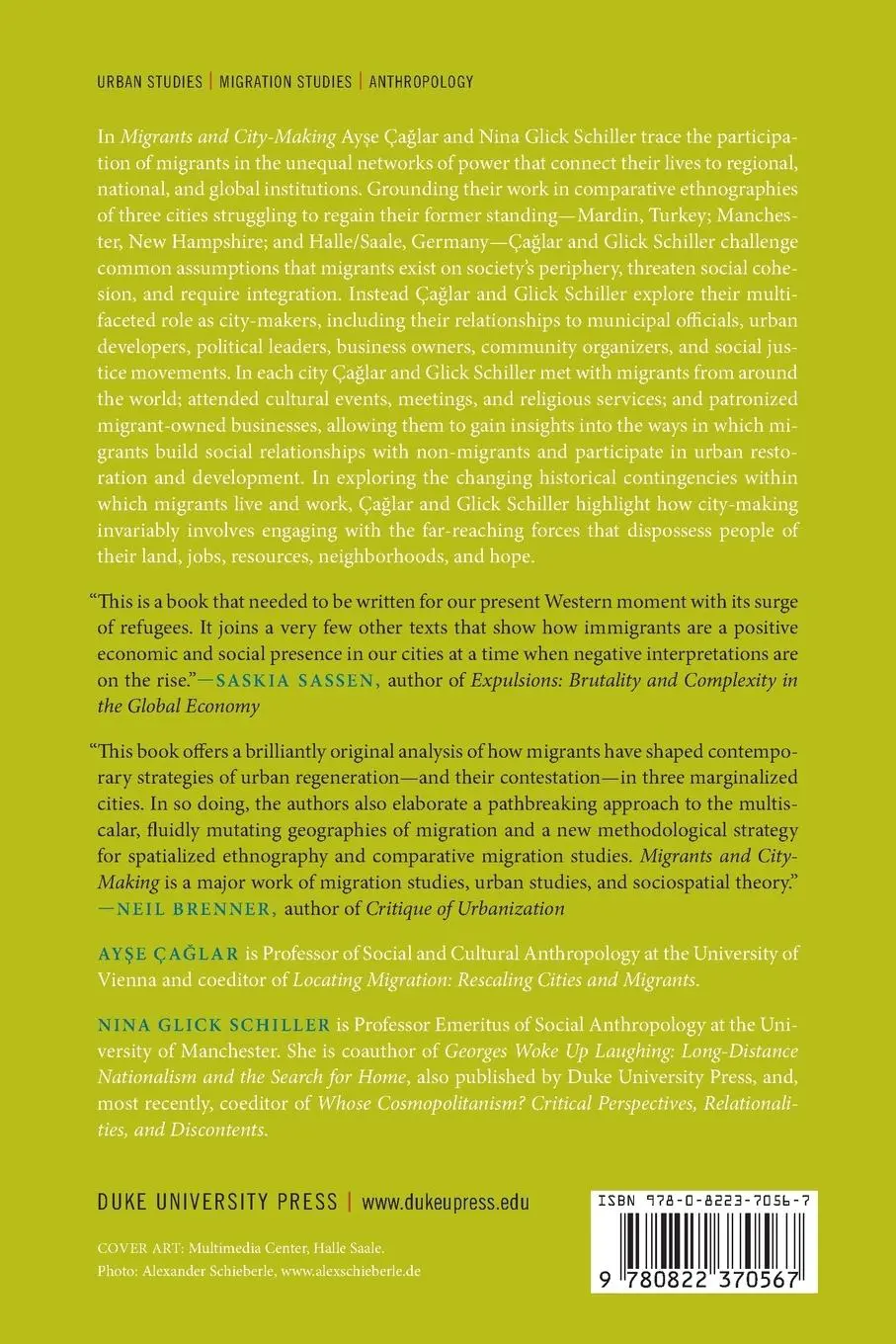 Rückseite: 9780822370567 | Migrants and City-Making | Ayse Çaglar | Taschenbuch | Englisch | 2018