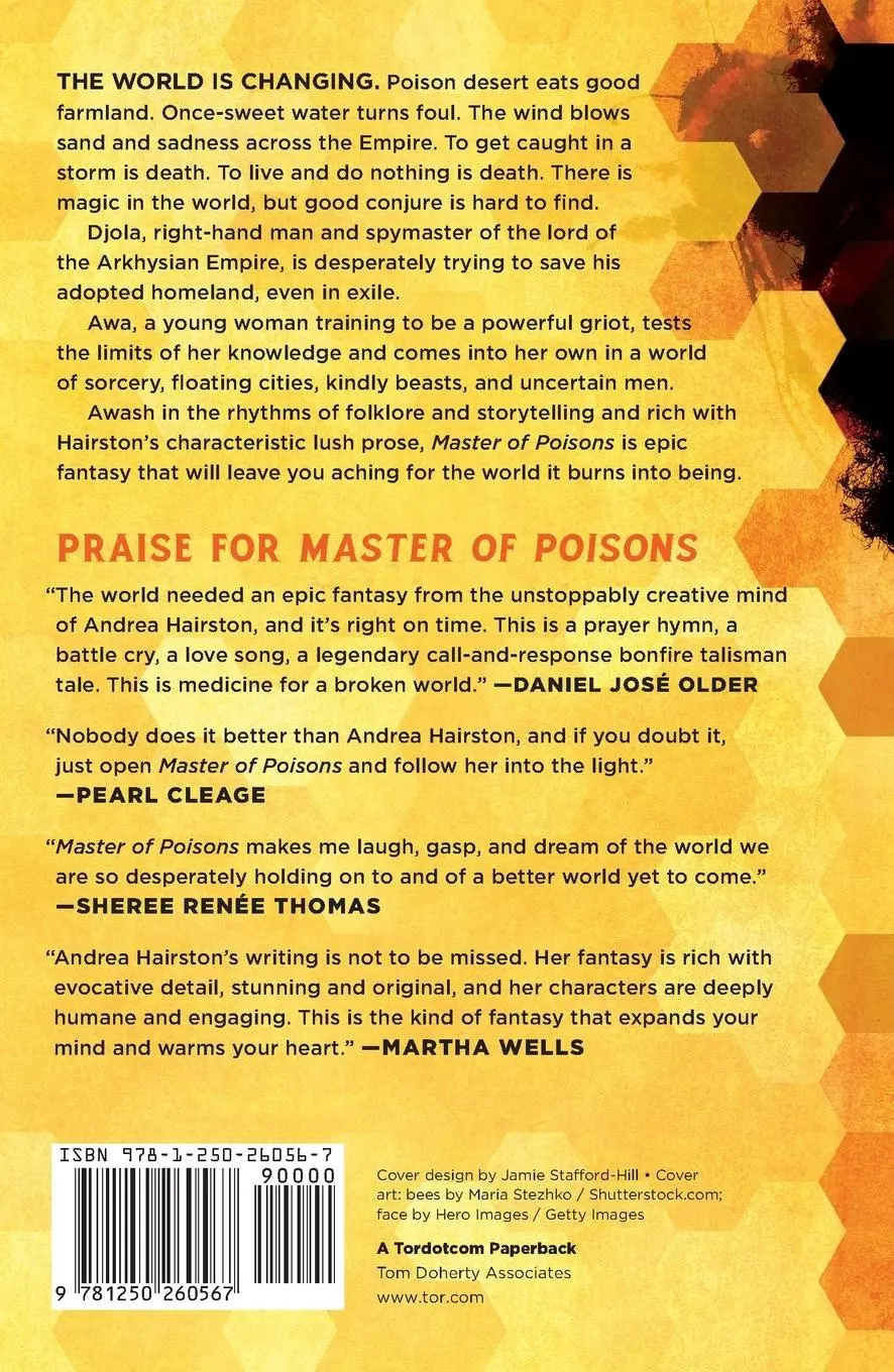 Rückseite: 9781250260567 | Master of Poisons | Andrea Hairston | Taschenbuch | Englisch | 2021