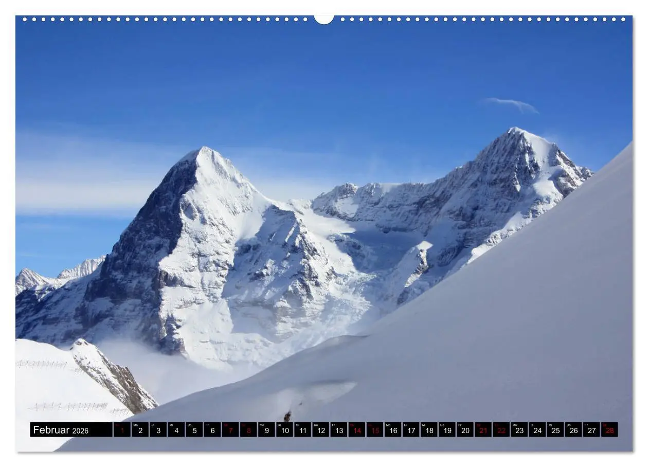 Bild: 9783457760567 | Eiger, Mönch und Jungfrau 2026 (hochwertiger Premium Wandkalender...