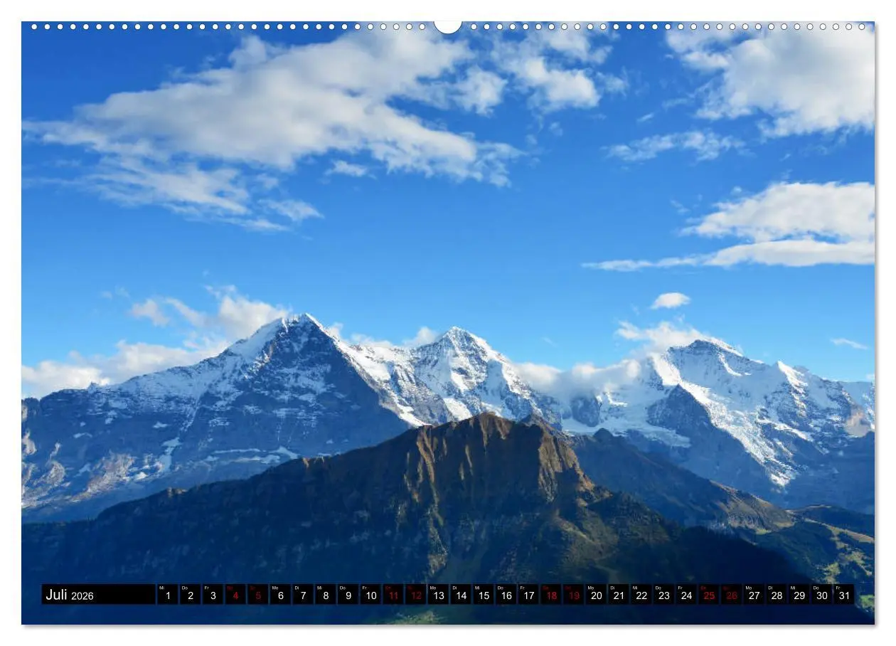 Bild: 9783457760567 | Eiger, Mönch und Jungfrau 2026 (hochwertiger Premium Wandkalender...