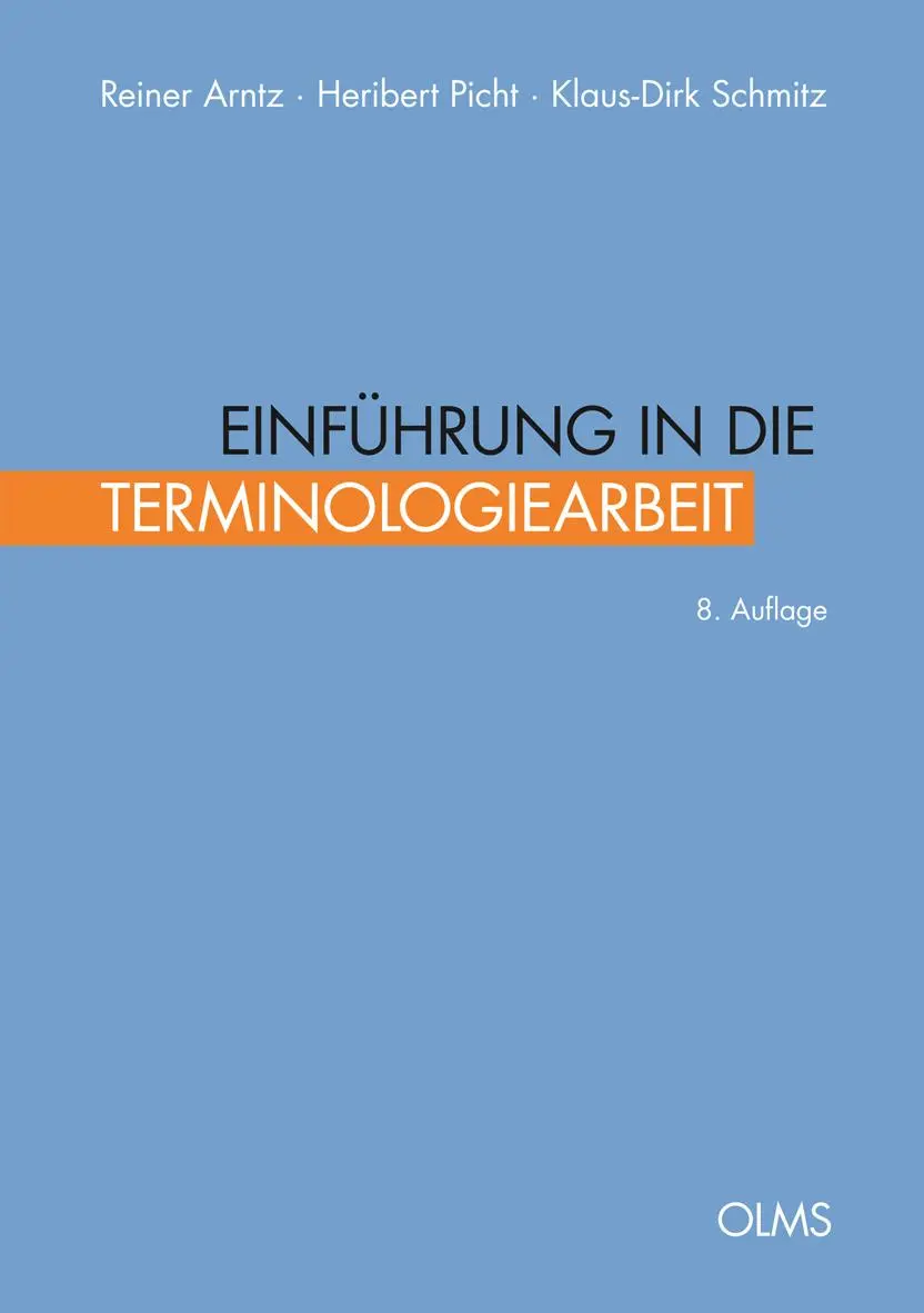 Cover: 9783487150567 | Einführung in die Terminologiearbeit | Heribert Picht (u. a.) | Buch