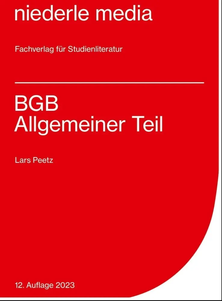 Cover: 9783867240567 | Karteikarten BGB Allgemeiner Teil | Lars Peetz | Taschenbuch | 62 S.