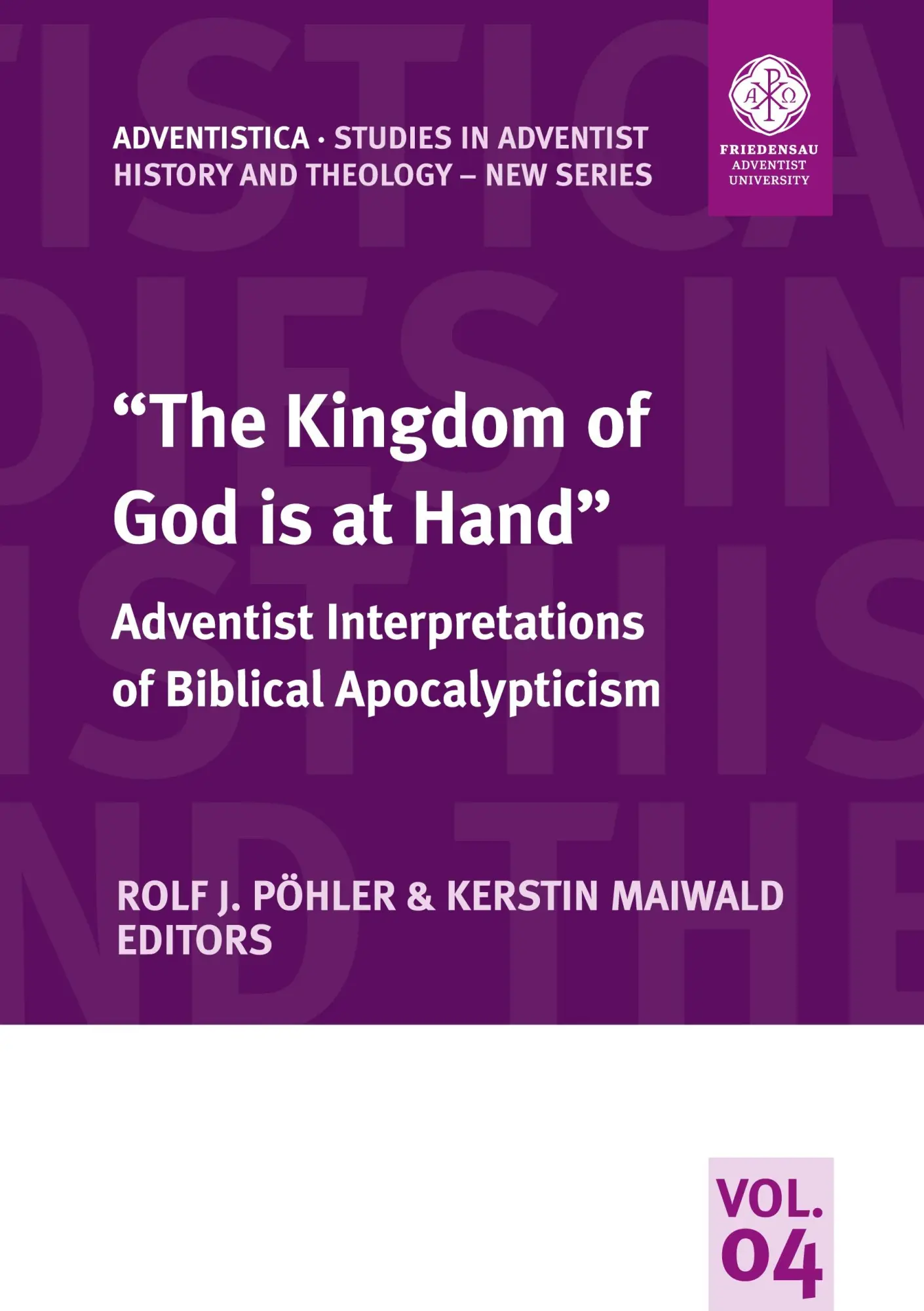 Cover: 9783935480567 | "The Kingdom of God is at Hand" | Rolf J. Pöhler (u. a.) | Taschenbuch