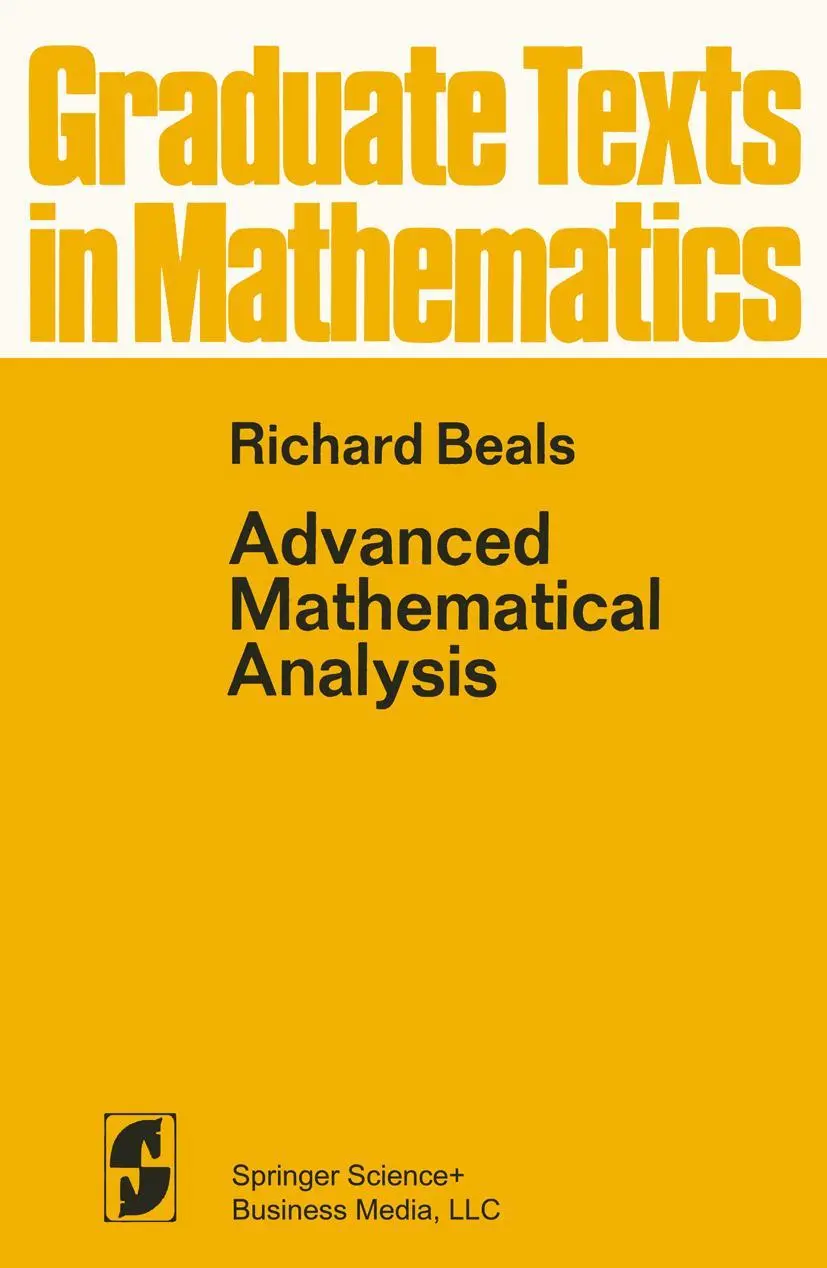 Cover: 9780387900667 | Advanced Mathematical Analysis | R. Beals | Taschenbuch | xii | Humana
