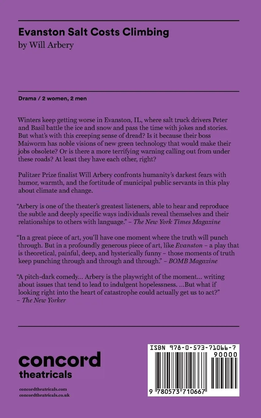 Rückseite: 9780573710667 | Evanston Salt Costs Climbing | Will Arbery | Taschenbuch | Englisch