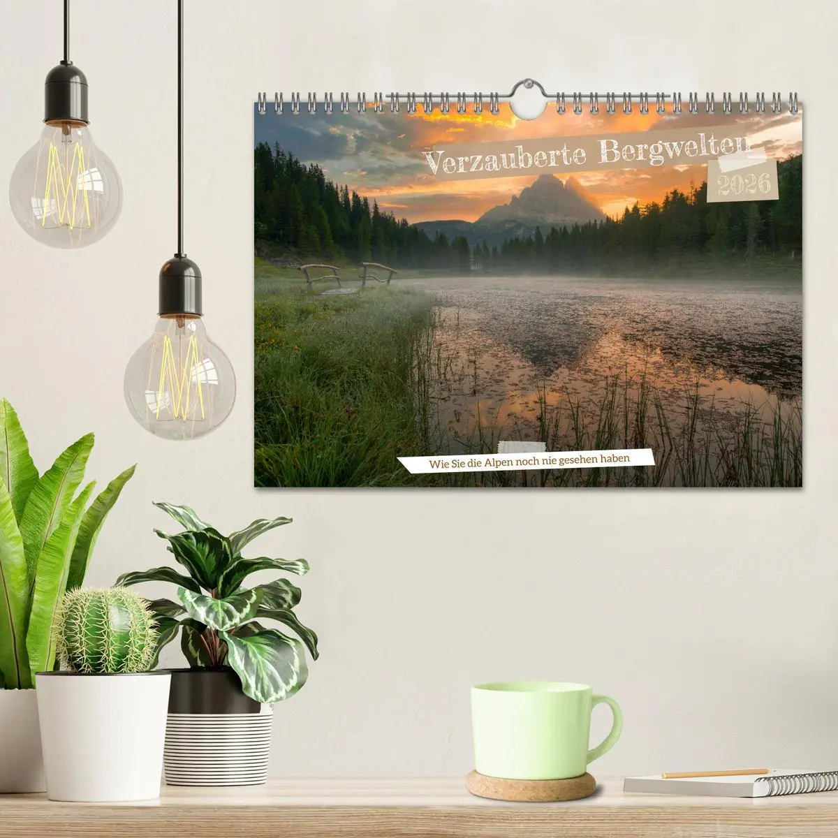 Bild: 9783457370667 | Verzauberte Bergwelten (Wandkalender 2026 DIN A4 quer), CALVENDO...