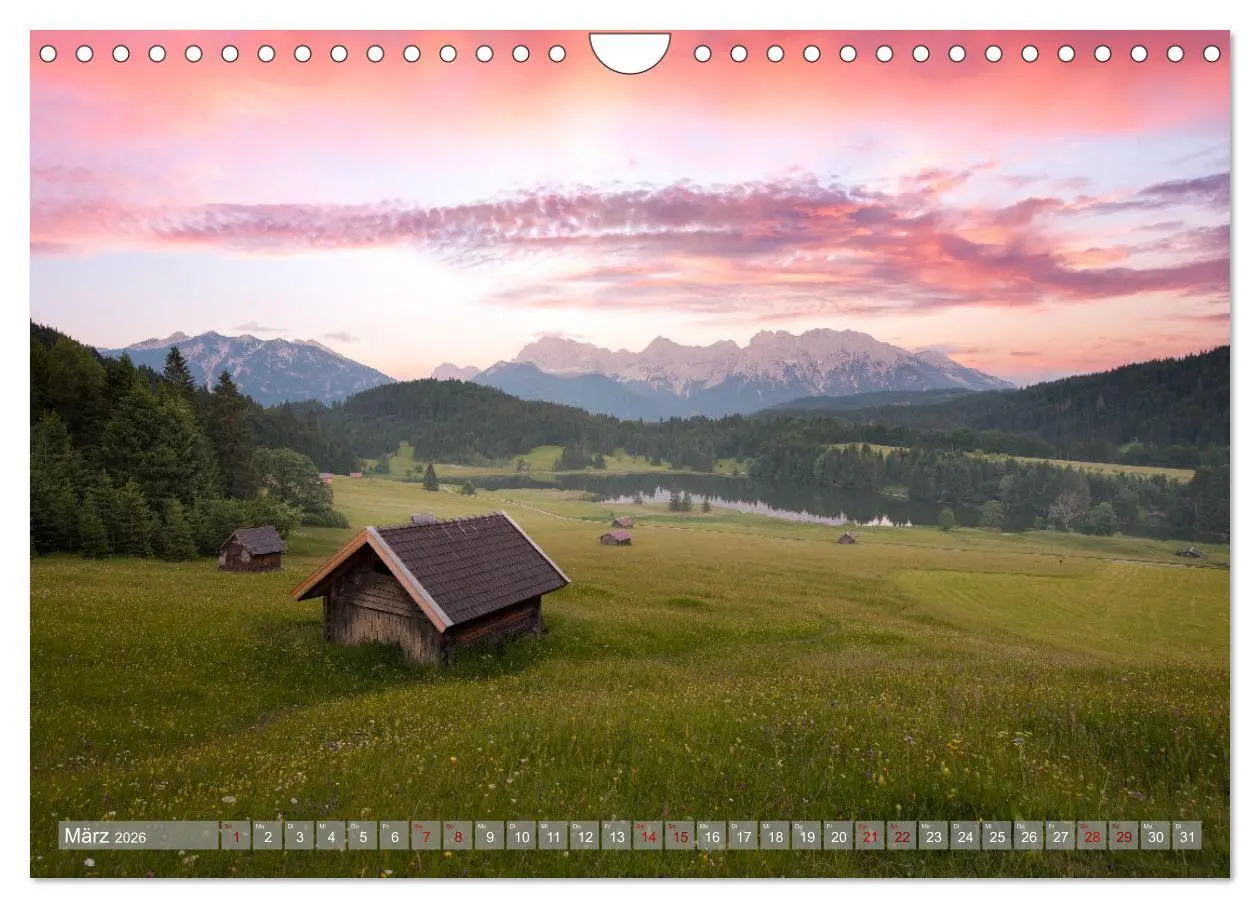 Bild: 9783457370667 | Verzauberte Bergwelten (Wandkalender 2026 DIN A4 quer), CALVENDO...