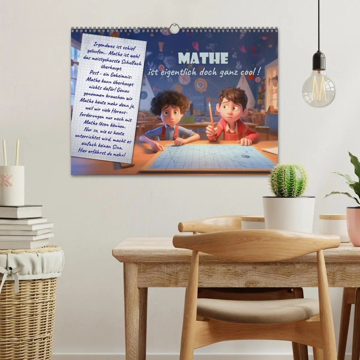 Bild: 9783457510667 | Mathe ist eigentlich doch ganz cool! (Wandkalender 2026 DIN A3...