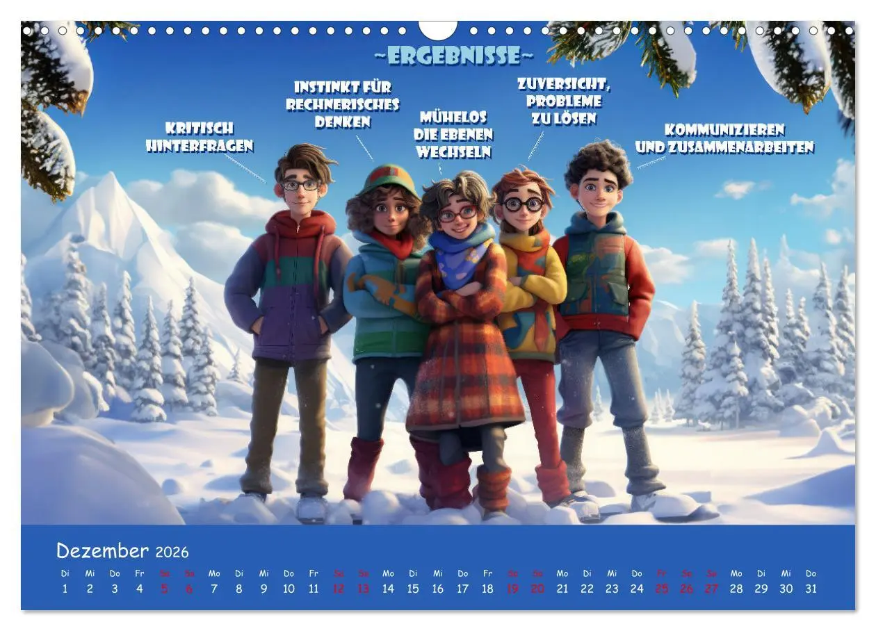 Bild: 9783457510667 | Mathe ist eigentlich doch ganz cool! (Wandkalender 2026 DIN A3...