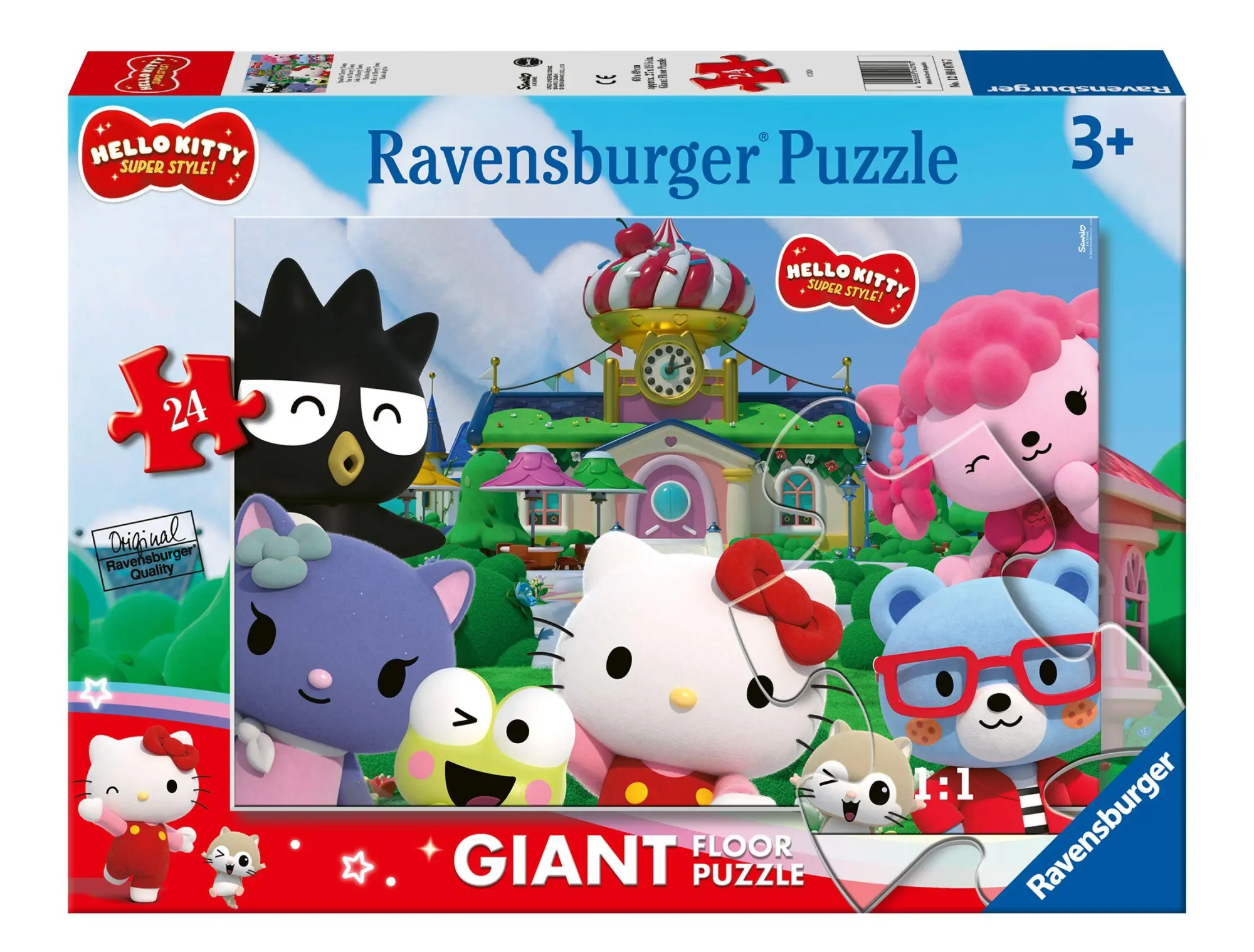 Cover: 4005555040767 | Kinderpuzzle 24 Teile - Hello Kitty - Spaß in Cherry Town | Spiel